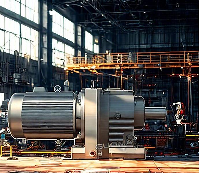 25485183087_174410153246_The GR series helical geared motor