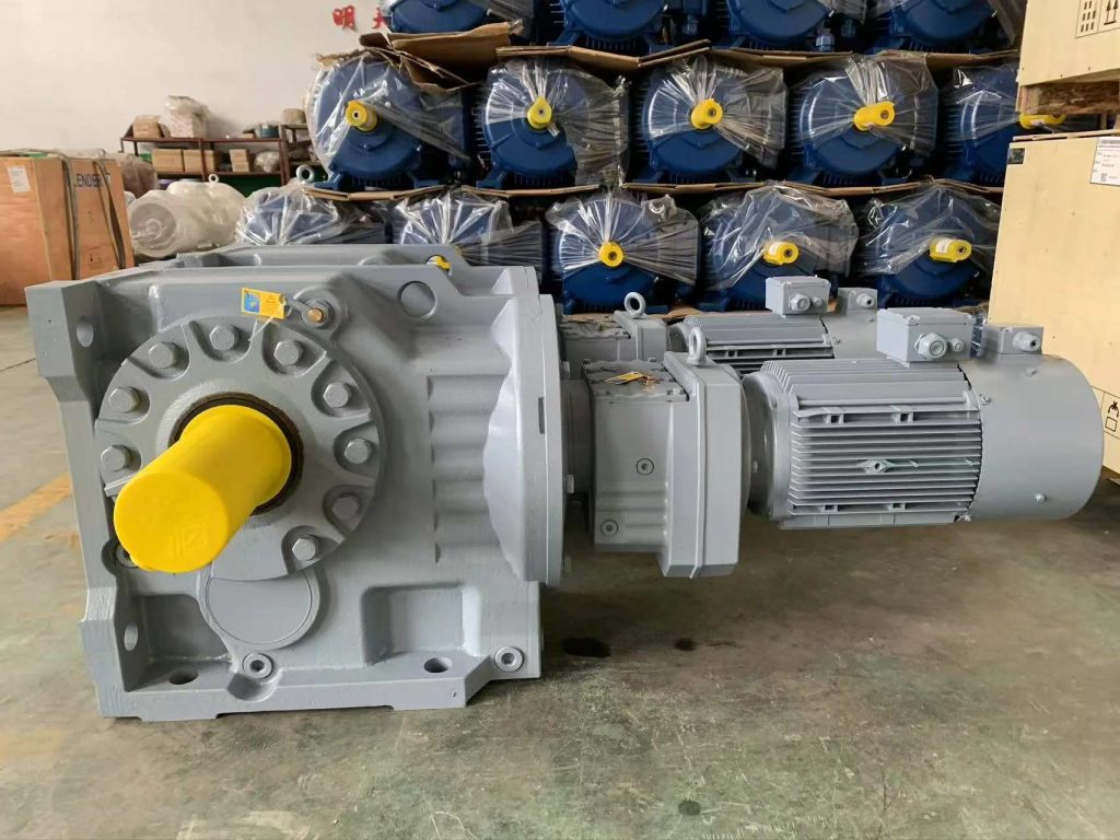 The GR series helical geared motor
