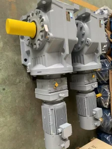 the GS Series Helical-Worm Geared Motor